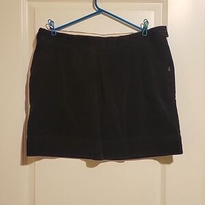 Lands End Size 14/16 Brown Corduroy Skirt